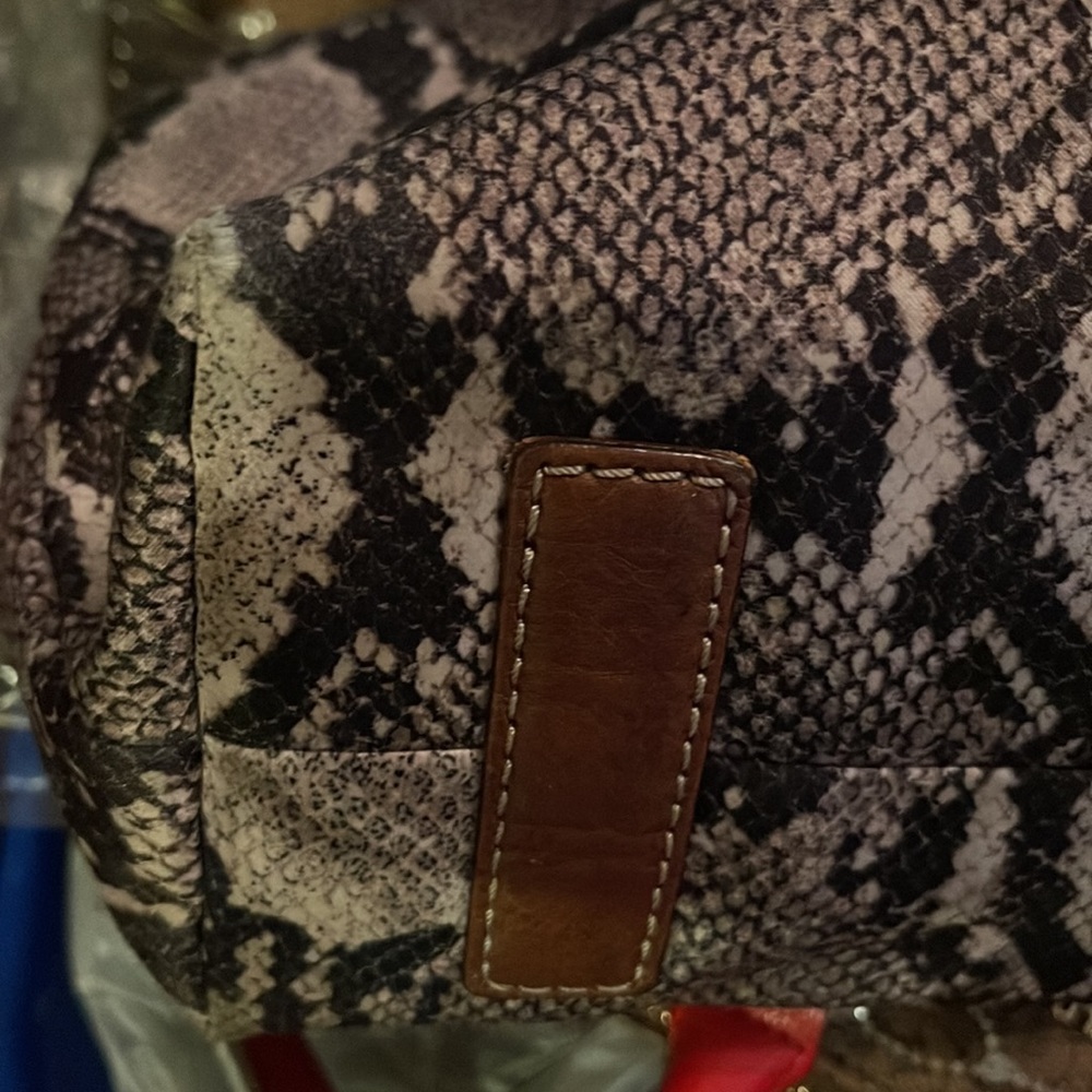 Kate Spade Python Triple Entry Shoulder Handbag T… - image 7